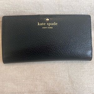 Kate Spade Black Leather Wallet